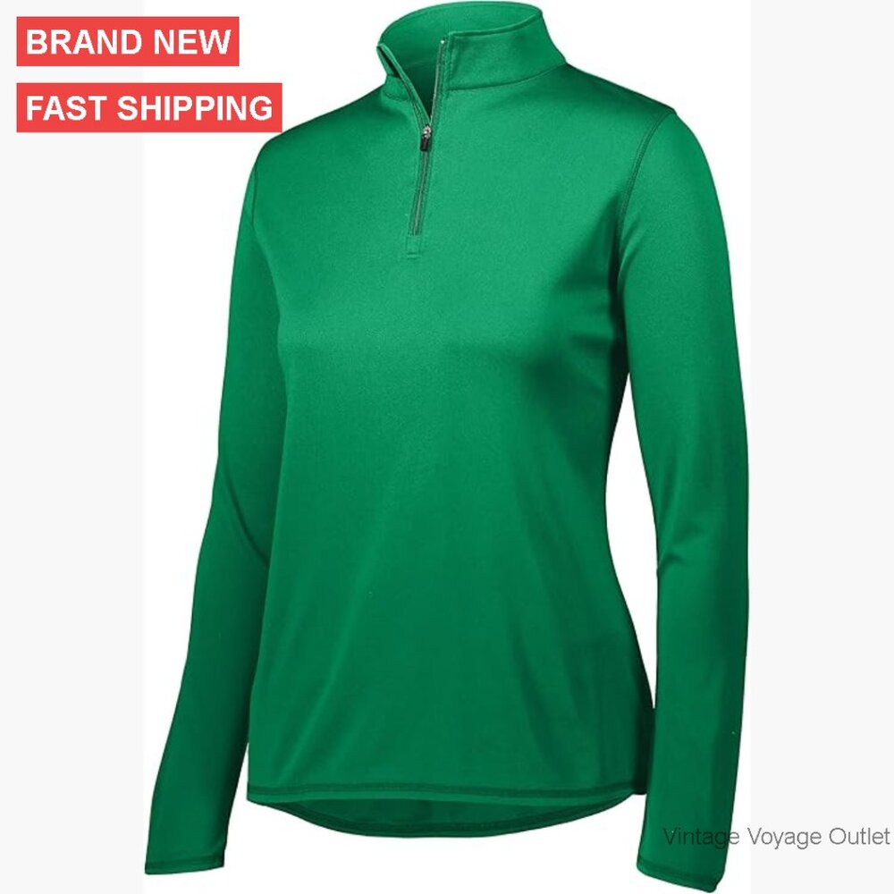 Performance Quarter Zip Pullover, Moisture Wickin… - image 1